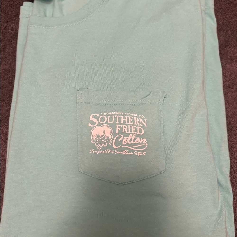 Southern Fried Cotton Mint Green T-Shirt